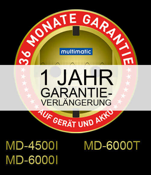Multimatic Garantieverlängerung 1 Jahr - für MD-4500I, MD-6000I, MD-6000T