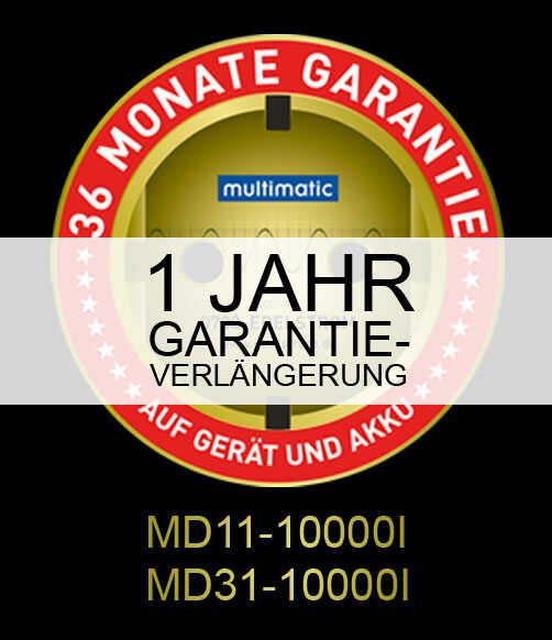 Multimatic Garantieverlängerung 1 Jahr - für MD11-10000I, MD31-10000I