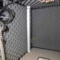Schallgedämmter 19"-Schrank SILENCE RACK Office - 18 HE - 1 SILENT-Lüfter - BxT 600x800 mm - Vollblechfronttür - schwarz