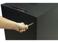 Schallgedämmter 19"-Schrank SILENCE RACK Office - 18 HE - 1 SILENT-Lüfter - BxT 600x800 mm - Vollblechfronttür - schwarz