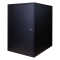 Schallgedämmter 19"-Schrank SILENCE RACK Office - 18 HE - 1 SILENT-Lüfter - BxT 600x800 mm - Vollblechfronttür - schwarz