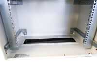 19"-Netzwerkschrank RESISTER Pro - IP66 für Outdoor + Industrie - Sichttür - 7 HE - 600x400 mm - lichtgrau