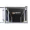 Schallgedämmter 19"-Wand-/Stand-Verteiler Flatbox von RITTAL - 9 HE - 400 mm Tiefe - Glastür - lichtgrau