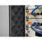 Schallgedämmter 19"-Wand-/Stand-Verteiler Flatbox von RITTAL - 18 HE - 700 mm Tiefe - Glastür - lichtgrau