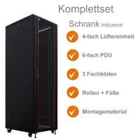 19"-Netzwerkschrank SRK von IT-BUDGET - Komplettset...