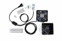 Komplettset Ventilator, Thermostat, Schutzgitter,...
