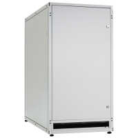 19"-Serverschrank SZB IT - 24 HE - 600 x 1000mm - Sichttür - Vollblechtür - weiß