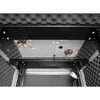 Schallgedämmter 19"-Serverschrank VX IT Rack RITTAL - bis 85% silenced - 24 HE - BxT 800x1.000 mm - Sicht-/Vollblechtür - lichtgrau
