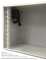 19"-Netzwerkschrank RESISTER - IP65 für Outdoor + Industrie - mit Regendach - Vollblechtür - 7 HE - 600x500 mm - lichtgrau - Sonderposten