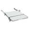 19"-Schublade für Tastatur und Maus - 2 HE - ausziehbar - Tragkraft 30 kg -  380 mm - lichtgrau