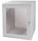 19"-Netzwerkschrank TAUNUS von IT-BUDGET - 12 HE - 450 mm Tiefe - Sichttür - 19"-Ebene vo+hi - abschließbar - lichtgrau