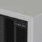 Schallgedämmter 19"-Schrank SILENCE RACK Office - 15 HE - 1 SILENT-Lüfter - BxT 600x600 mm - Glastür - lichtgrau