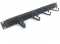 19"-Kabeldurchführungsplatte mit Bürste und 4 hochstabilen Metall-Kabelbügel - Bügelgröße HxT 44x70 mm - 1 HE - schwarz