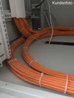 Duplex - Netzwerk-Installations-/Datenverlegekabel IT-BUDGET High Quality - Cat.7A - S/FTP - 2 x 100 m - CU Vollkupfer - Brandschutzklasse Eca