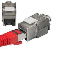 RJ45 Business Keystone Modul IT-BUDGET - Cat.6A - voll...