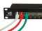 19" Business Patchpanel von IT-BUDGET - geschirmt - Cat.6A - 24 Port - 1 HE - PoE+ fähig - integrierter Staubschutz - schwarz