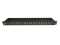 IT-BUDGET 19" Patchpanel Profi S - kurze Bauform - geschirmt - Cat.6A - 24 Port - PoE+ fähig - 1 HE - schwarz