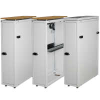 Schmaler Sicherheits-Serverschrank SR1200 L von...