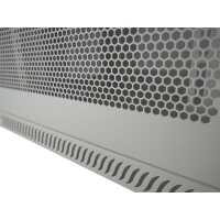 19"-Netzwerkschrank SWA von IT-BUDGET - 6 HE - BxT 570 x 600 mm - perforierte Front + Seiten - Seiten abnehmbar - Wand- + Standmontage - lichtgrau