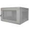 19"-Netzwerkschrank SWA von IT-BUDGET - 6 HE - BxT 570 x 600 mm - perforierte Front + Seiten - Seiten abnehmbar - Wand- + Standmontage - lichtgrau