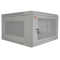 19"-Netzwerkschrank SWA von IT-BUDGET - 6 HE - BxT 570 x 600 mm - perforierte Front + Seiten - Seiten abnehmbar - Wand- + Standmontage - lichtgrau