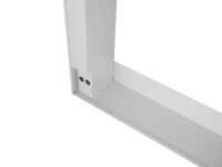 Sockel für SRK Serverschrank - BxT 600 x 1000 mm - 100 mm Höhe - lichtgrau