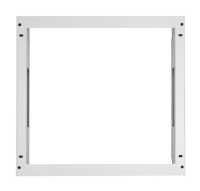 Sockel für SRK Netzwerkschrank - BxT 800 x 800 mm - 100 mm Höhe - lichtgrau