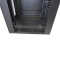 19"-Netzwerkschrank SRK von IT-BUDGET - 42 HE - BxT 800x800 mm - perforierte Doppeltüren vo + hi -Flatpack - schwarz