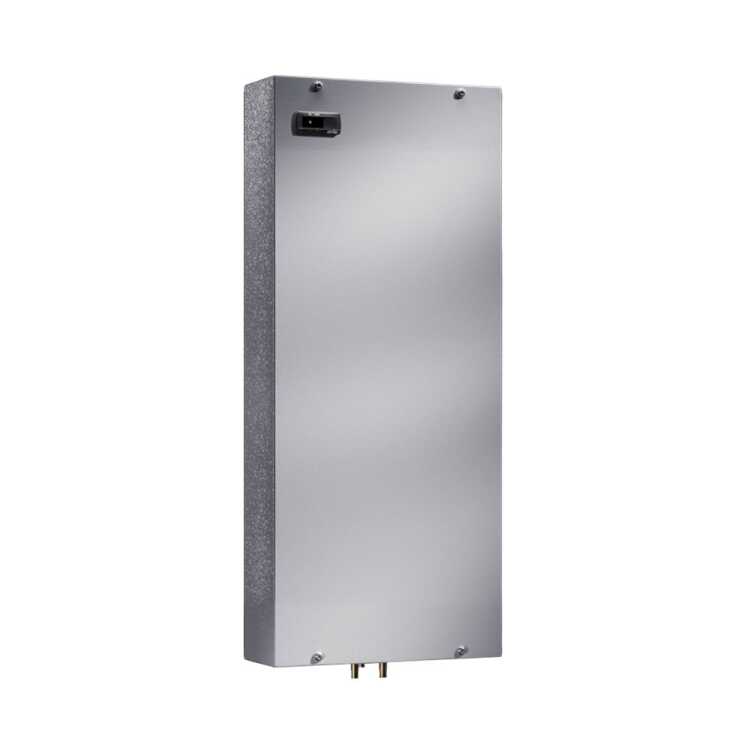 Luft/Wasser-Wärmetauscher Wandanbau von RITTAL - 2000 W - Schutzgrad IP55 - e-Controller - wasserführende Teile Kupfer/Messing - 230 V