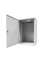 19"-Netzwerkschrank SJB - 15 HE - BxT 600x600 mm - Vollblechtür - Rückwand - lichtgrau