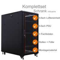 19"-Serverschrank SRK von IT-BUDGET - Komplettset -...