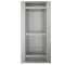 19"-Serverschrank SRK von IT-BUDGET - 42 HE - BxT 800x1000 mm - perforierte Doppeltüren vo + hi - montiert - lichtgrau