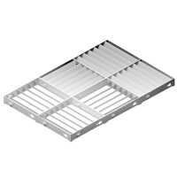 Luftumlenkung von RITTAL für Wandanbau-Kühlgeräte - geeignet für SK 3188xxx/3189xxx - Kunststoff - lichtgrau