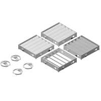 Luftumlenkung von RITTAL für Wandanbau-Kühlgeräte - geeignet für SK 3184xxx/3186xxx/3187xxx - Kunststoff - lichtgrau