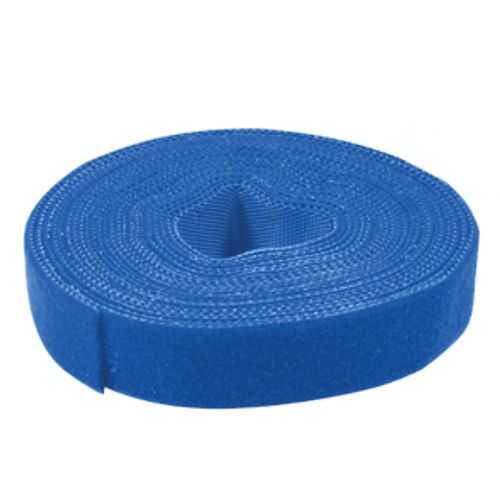 Klettband - 4 m Länge - individuell zuschneidbar - Breite 16 mm - blau
