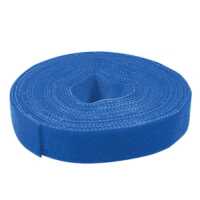 Klettband - 4 m Länge - individuell zuschneidbar - Breite 16 mm - blau
