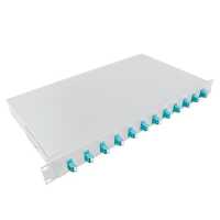 19" komplett bestückte Spleißboxen LC-DX...