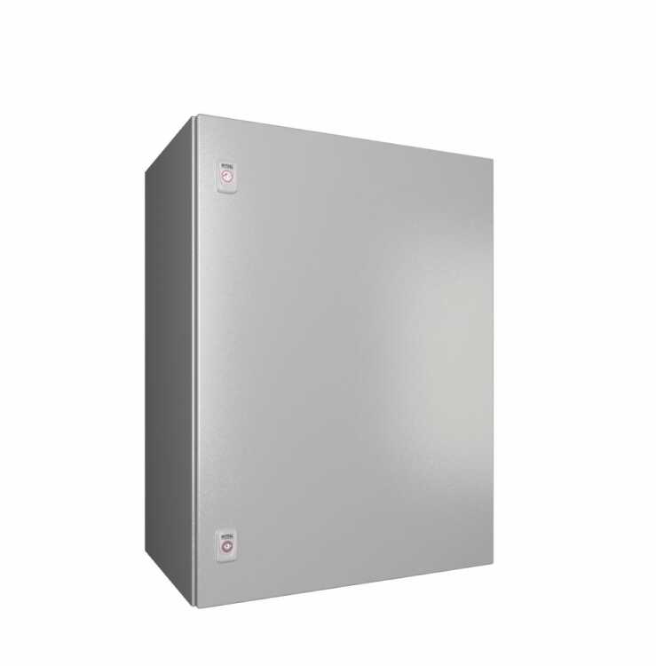 19"-Wandgehäuse AX IT von RITTAL - Vollblechtür - 15 HE - B 600 x T 400mm - Schutzgrad IP 54 - mit Bürstenleiste - lichtgrau