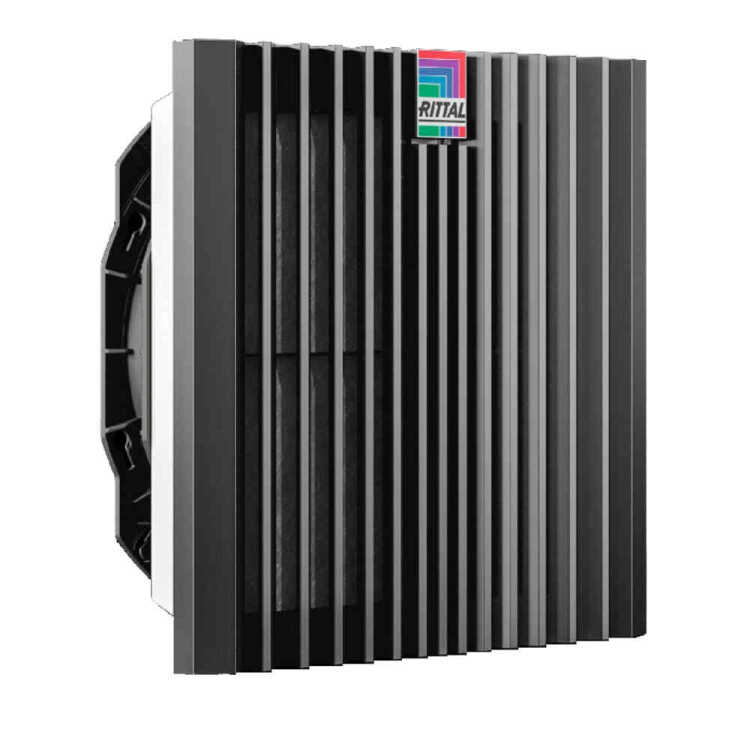 Blue e+ Filterlüfter von RITTAL - Luftdurchsatz 272 m³/h - 230 V - B H T 255 x 255 x 129 mm - schwarz