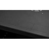 19"-Wandverteiler TAUNUS von IT-BUDGET - 4 HE - 450 mm Tiefe - Sichttür - Schloss - schwarz