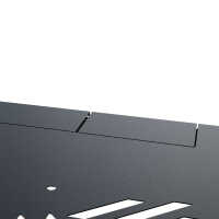 19"-Wandverteiler TAUNUS von IT-BUDGET - 6 HE - 450 mm Tiefe - Vollblechtür - Schloss - schwarz
