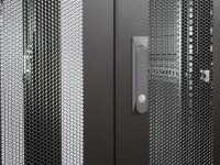 19"-Serverschrank SRK von IT-BUDGET - 42 HE - BxT 600x1000 mm - perforierte Doppeltüren vo + hi - montiert - schwarz