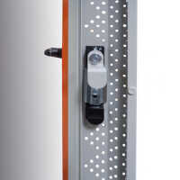 19"-Serverschrank SRK von IT-BUDGET - 42 HE - BxT 600x1000 mm - Sicht-/Vollblechtür - montiert - lichtgrau