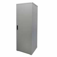 19"-Serverschrank SRK von IT-BUDGET - 42 HE - BxT 600x1000 mm - Sicht-/Vollblechtür - montiert - lichtgrau