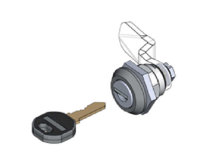 Zylindervorreiber 1048 - unterschiedliche Schließung - inkl. 1x Schlüssel