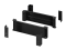 Sockel-Ecken mit Sockel-Blende für VX IT, TX - vorne und hinten - optimierte Version - HxB 200x800 mm - schwarz