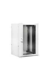 19"-Netzwerkschrank RITTAL TX CableNet - 24 HE - 800 x 800 mm - Sichttür - Vollblechtür - Seitenwände - lichtgrau