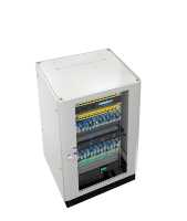 19"-Netzwerkschrank RITTAL TX CableNet - 24 HE - 800 x 800 mm - Sichttür - Vollblechtür - Sockel - Seitenwände - lichtgrau