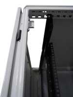 19"-Serverschrank RITTAL TX CableNet - 42 HE - 800 x 1000 mm - Sichttür - Vollblechtür - Seitenwände - lichtgrau