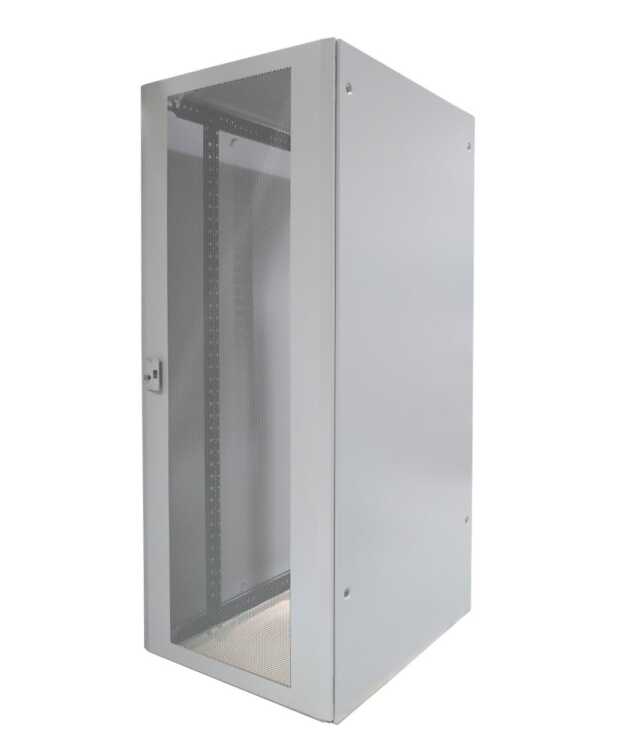 19"-Serverschrank RITTAL TX CableNet - 42 HE - 800 x 1000 mm - belüftete Türen - Seitenwände - lichtgrau